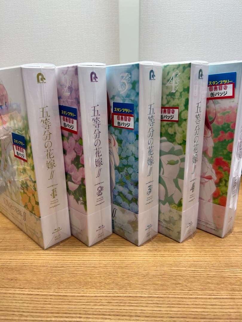 五等分の花嫁　1期2期Blu-ray計10巻セット