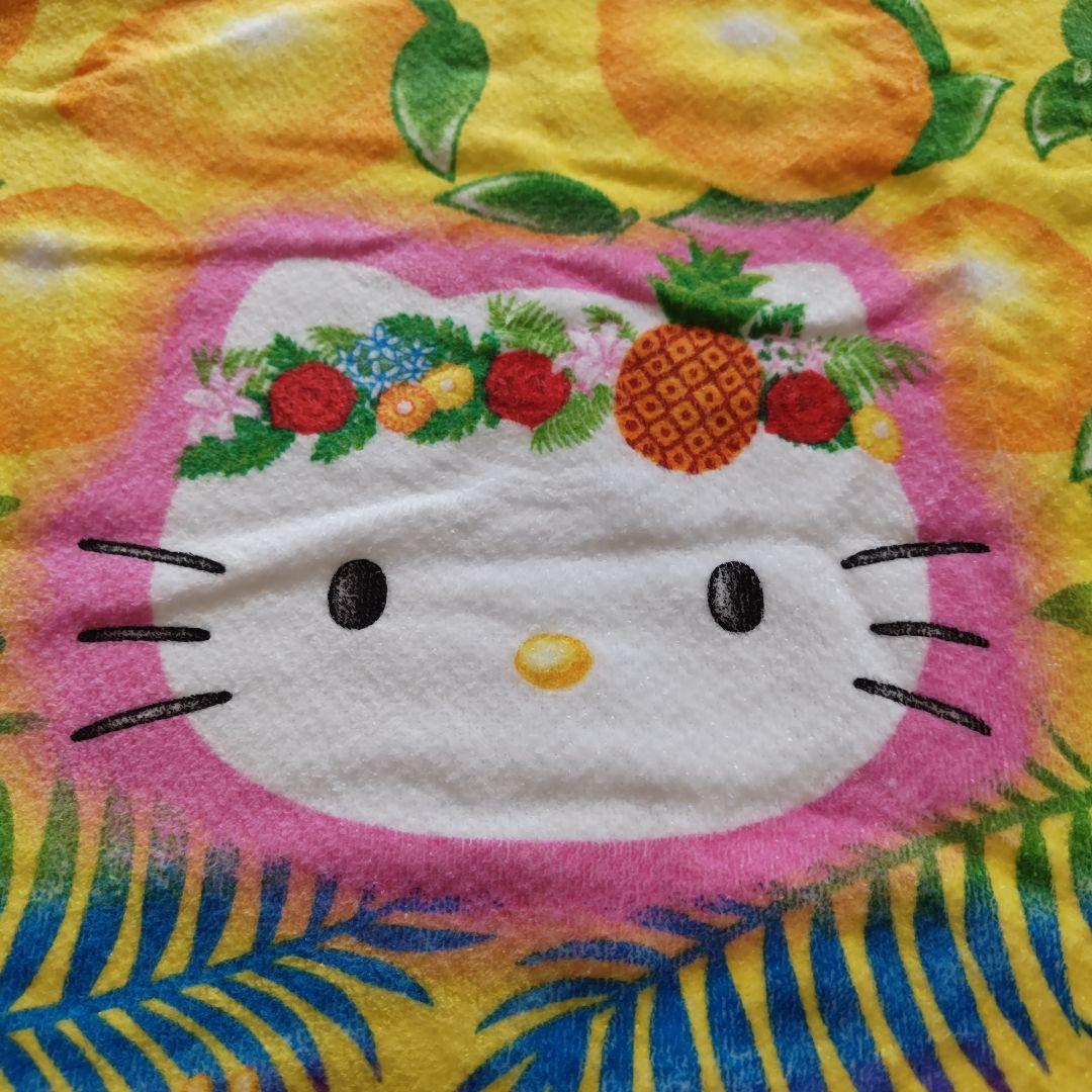 トロピカル　キティ　ハローキティ　バスタオル　平成レトロ　ハイビスカス　希少