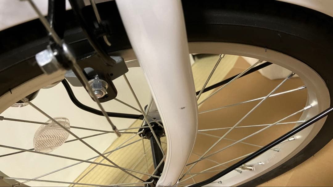 GRIFIN 折りたたみ自転車 ホワイト20インチ6段サークル錠