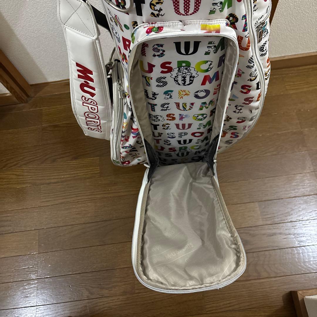 値下げ交渉可 カラフルスポーツロゴ ゴルフキャディバッグ
