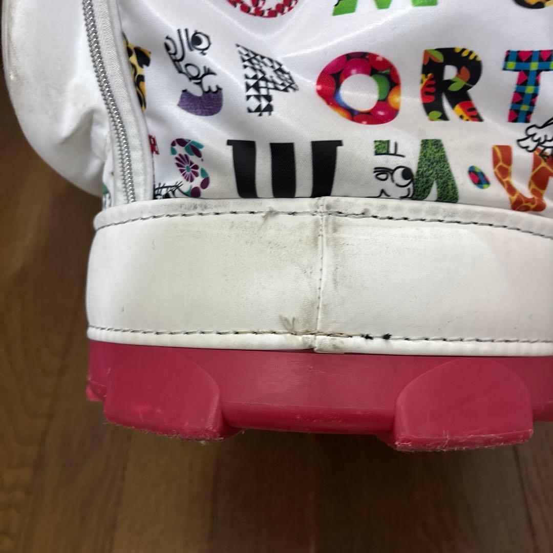 値下げ交渉可 カラフルスポーツロゴ ゴルフキャディバッグ