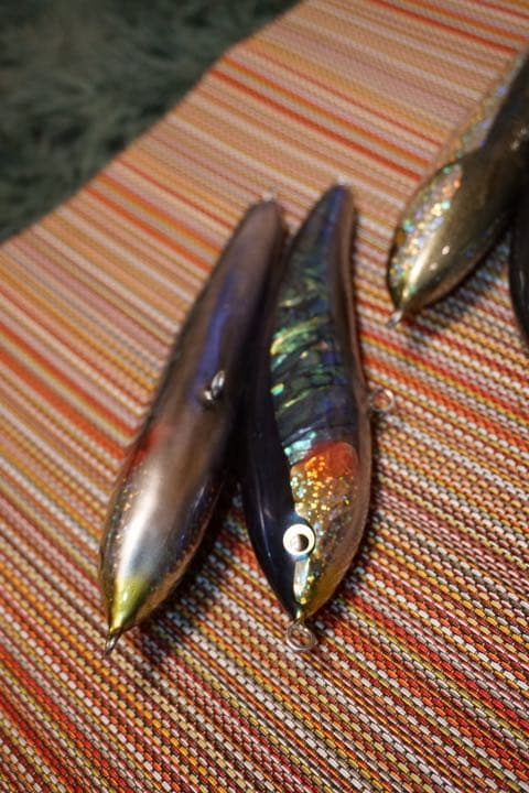 ウッド製ダイビングペンシル  indy170f