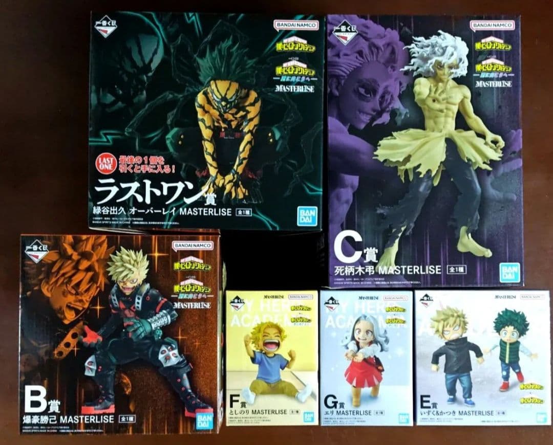 一番くじ 僕のヒーローアカデミア -更に向こうへ-フィギュア6点セット