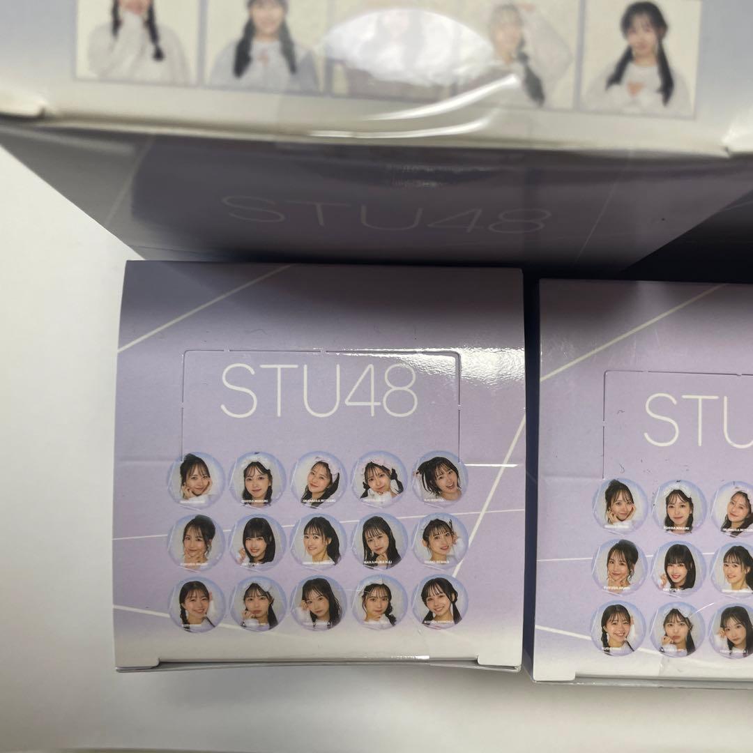 STU48 ブラインド系 アクキー 缶バッジ ブロマイド 未開封BOXまとめ売り