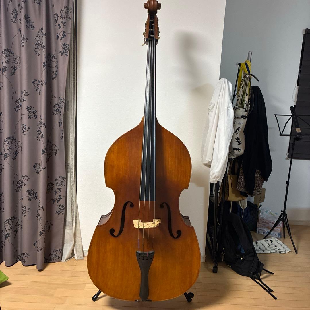 コントラバス　ハルシュタット　ケーススタンド付き【埼玉県内で手渡しのみ】