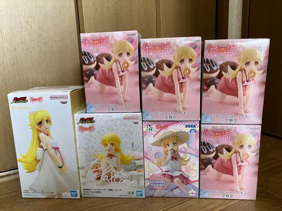 忍野忍 物語シリーズ 7体 フィギュア まとめ売り