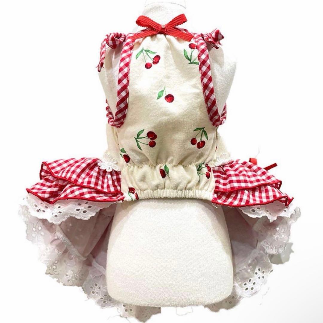 luxebirdie スリーズワンピース S さくらんぼ レッド