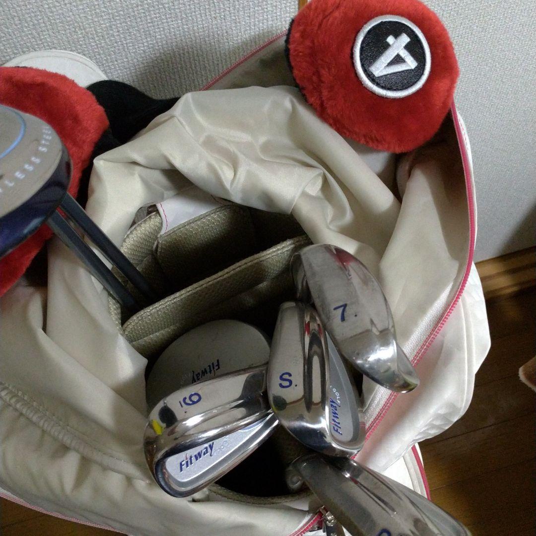 キャディバッグ、クラブハーフセット