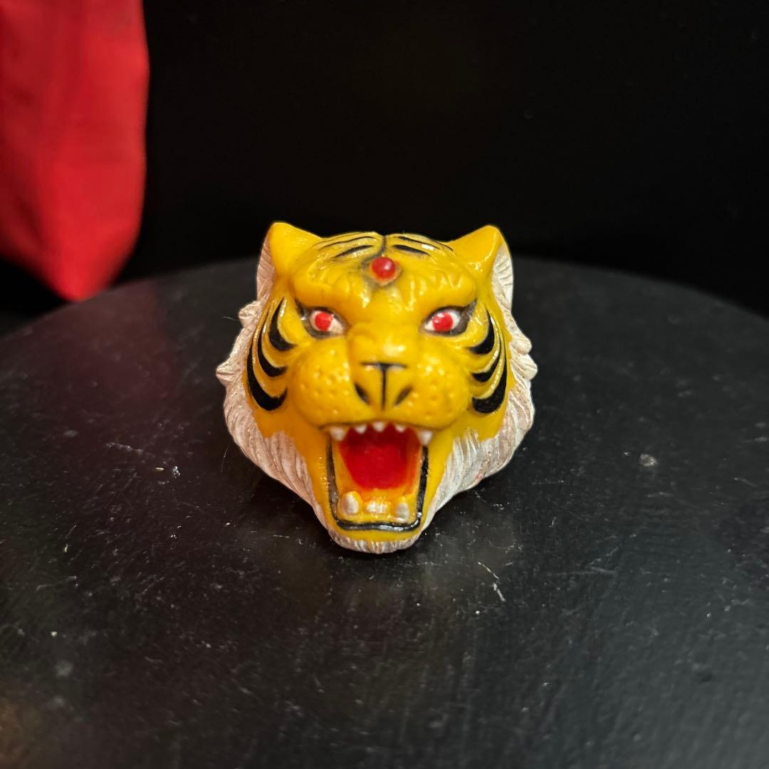 タイガーマスク二世 ソフビ ポピー製 面取れ ビッグサイズ 当時物 極美品