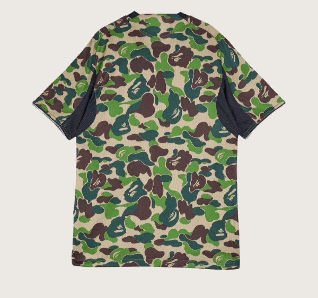 Lサイズ☆ BAPE × adidas BAPE FB Jersey Tシャツ
