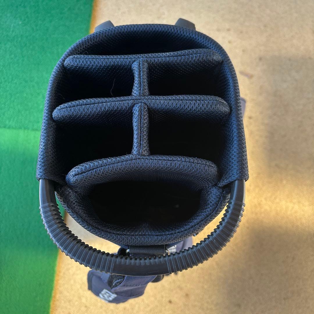 ゼロハリバートン　ネームプレート付きゴルフバッグとクラブカバーセット