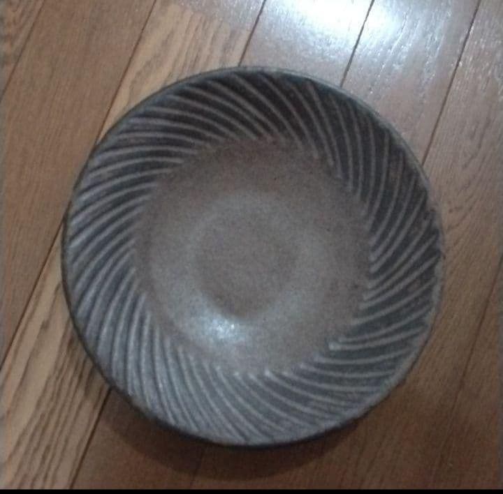 小澤基晴 ぐるぐる 8寸  器 しのぎ カレー皿