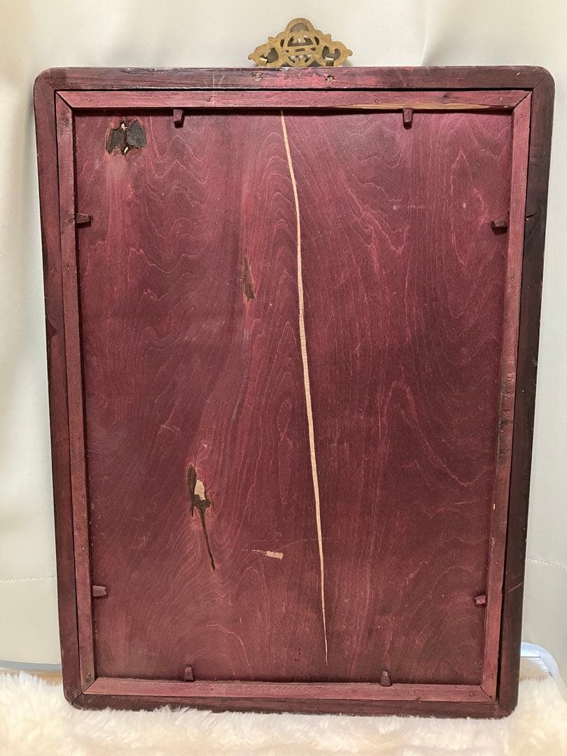 ガラス絵　美人画