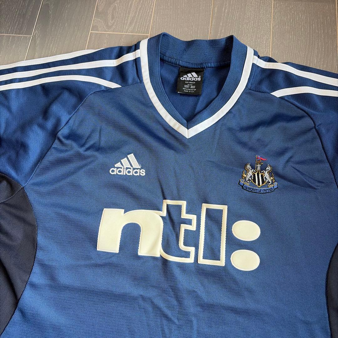 ●アディダス●ニューカッスル●ゲームシャツ●ユニ●ntl:●UK製●レア！