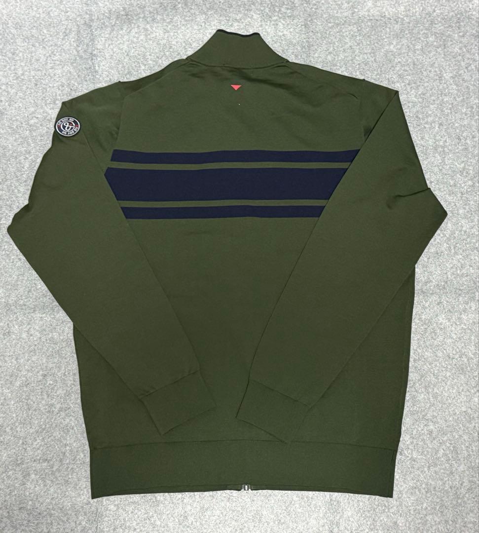 and per se ジップアップ アクティブニットブルゾン LL