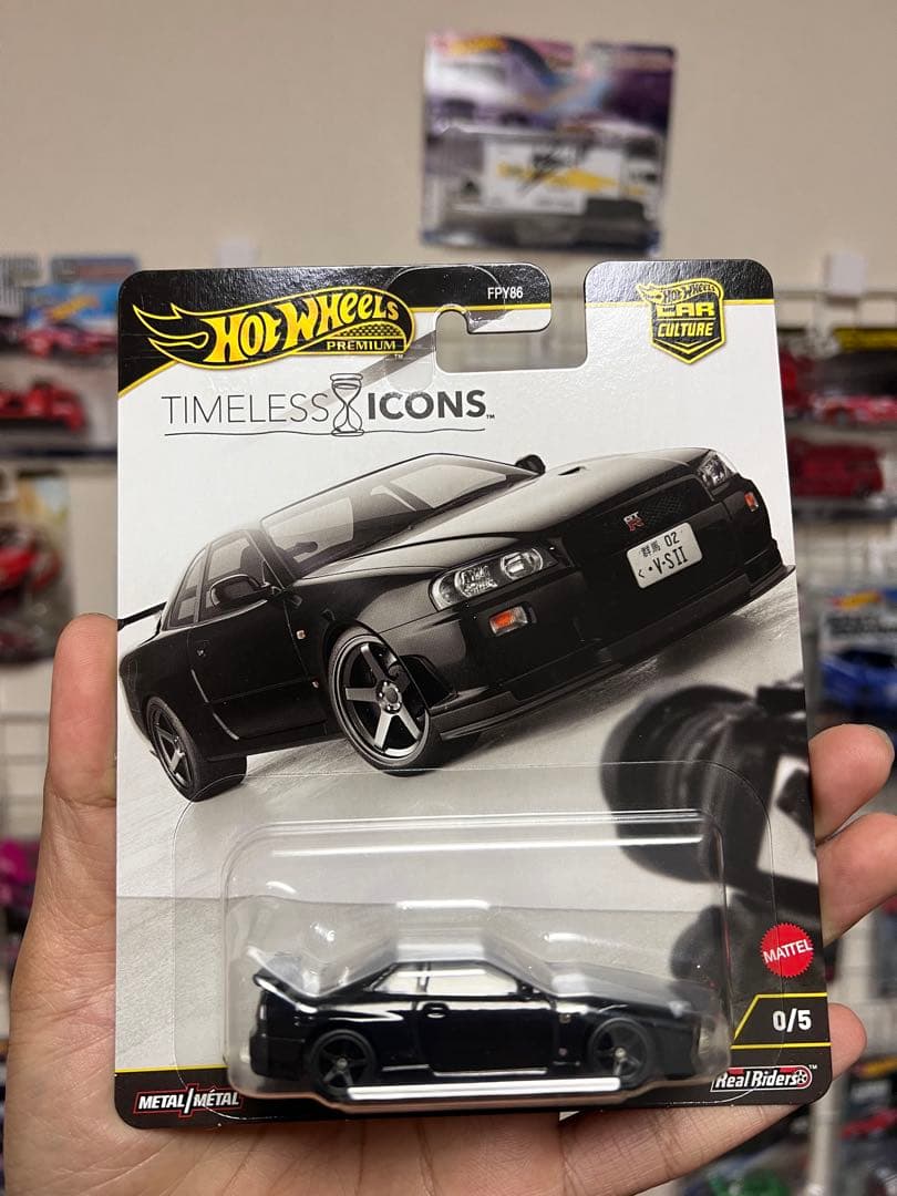 ホットウィール 　チェイス　スカイライン　GT-R V-SPECⅡ BNR34