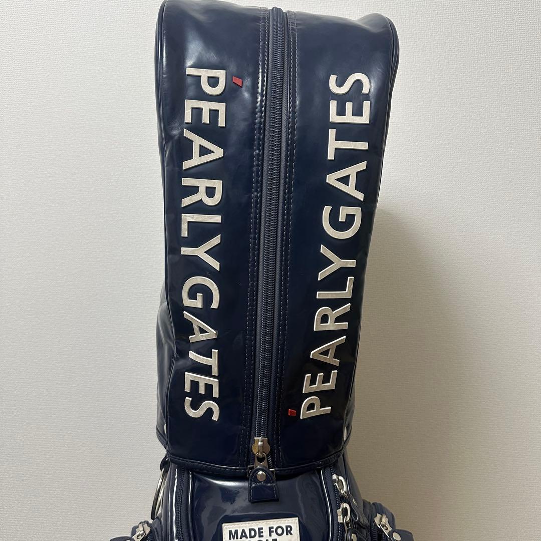 ブルーラケット　PEARLY GATES ゴルフバッグ ネイビー