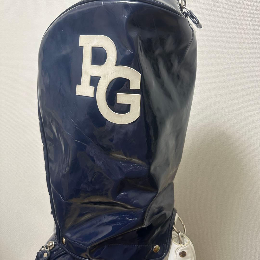 ブルーラケット　PEARLY GATES ゴルフバッグ ネイビー