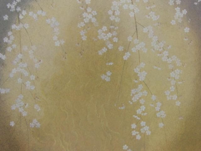 木下育應、【春炎】、希少な額装用画集より、新品額装付、状態良好