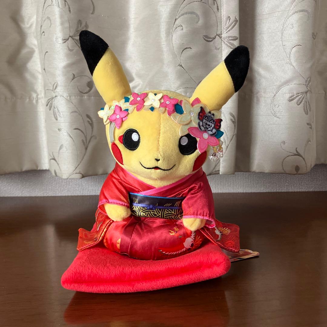 ポケモン ぬいぐるみ 舞妓はんピカチュウ おすわり ver.
