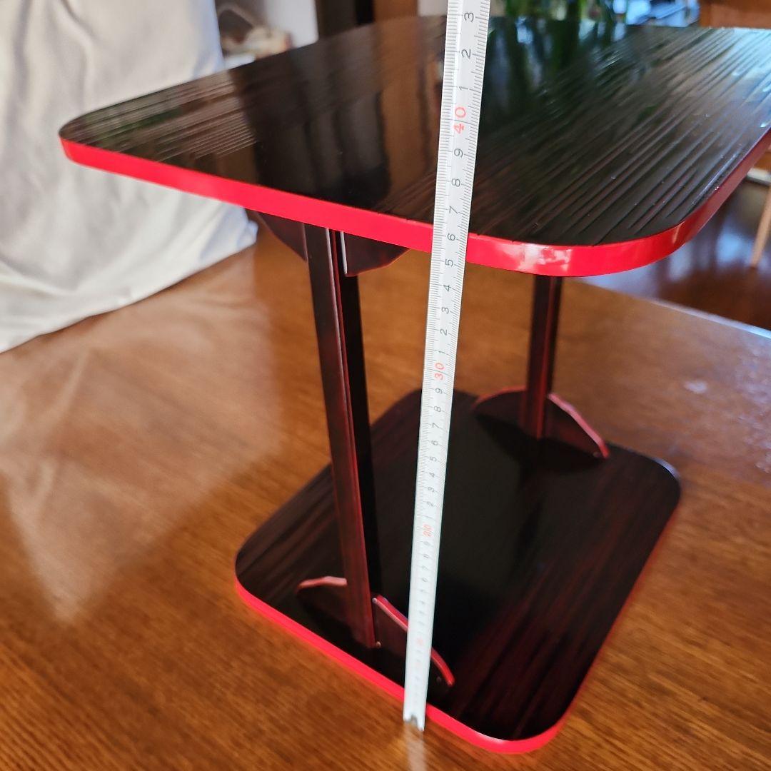 茶道具　小四方棚　漆塗り未使用　出品のため開封組み立てました