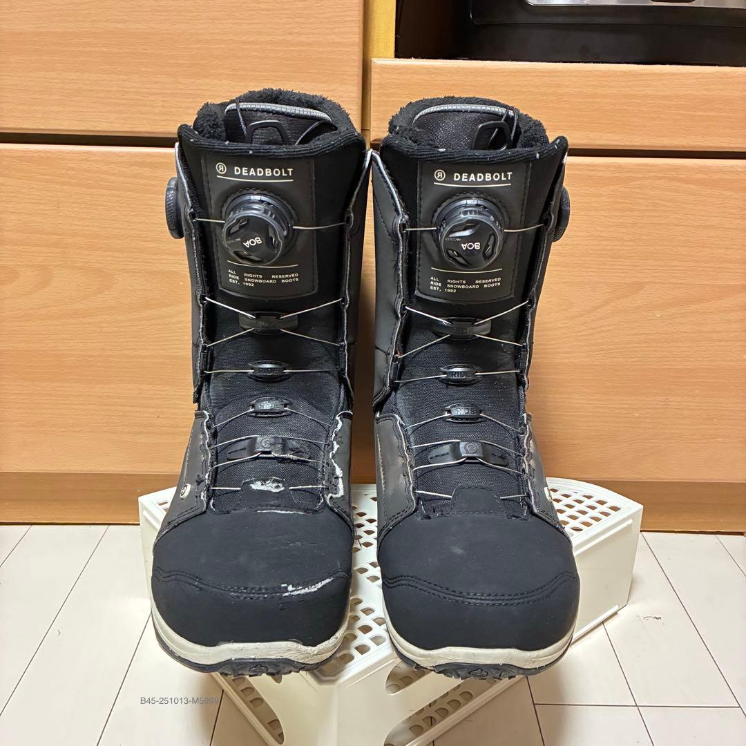 RIDE DEADBOLT 27cm 2 boa カービング deemon並