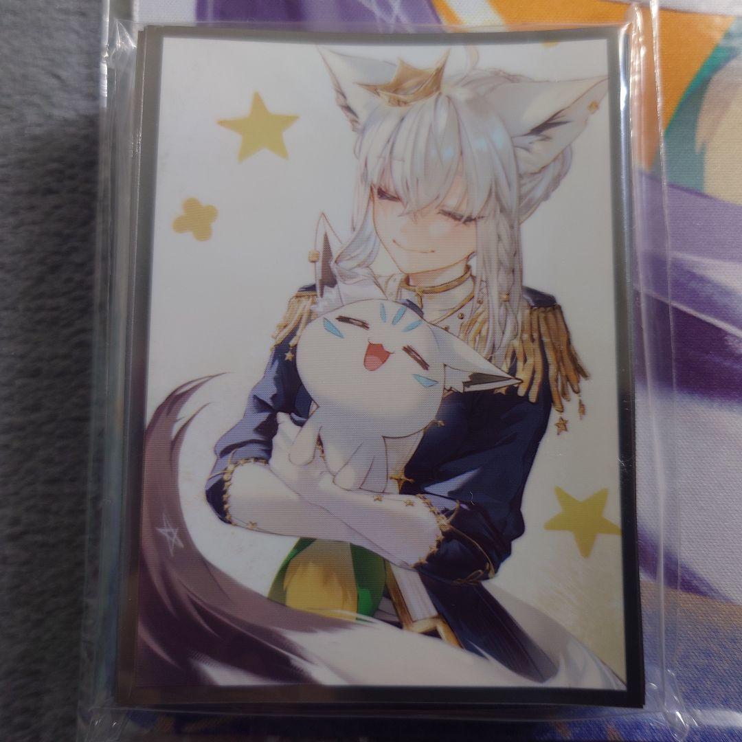 α1 ホロライブ 目を閉じる&キング衣装 白上フブキ スリーブ&プレイマット