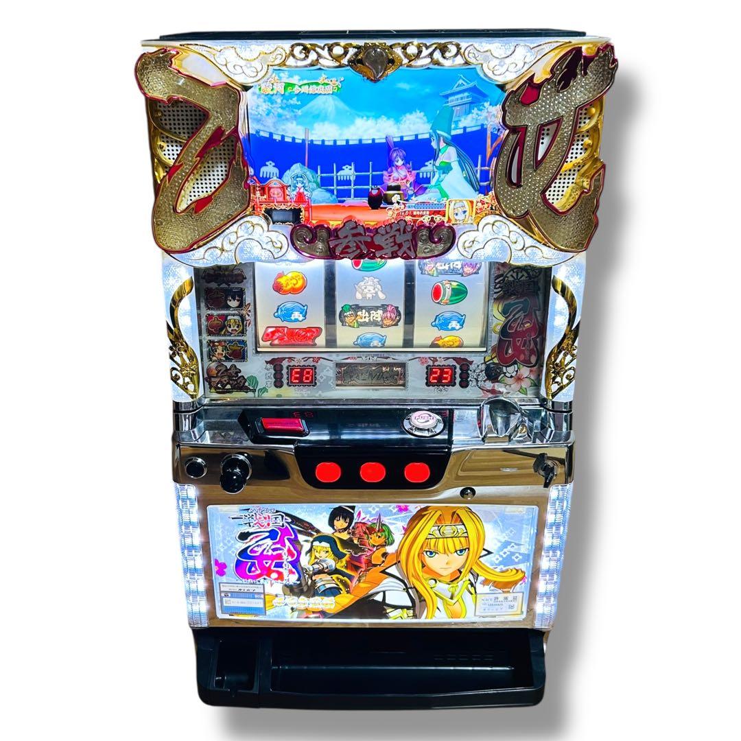 【自宅配送ok】戦国乙女〜剣戟に舞う白き剣聖〜 西国参戦編 実機 スロット