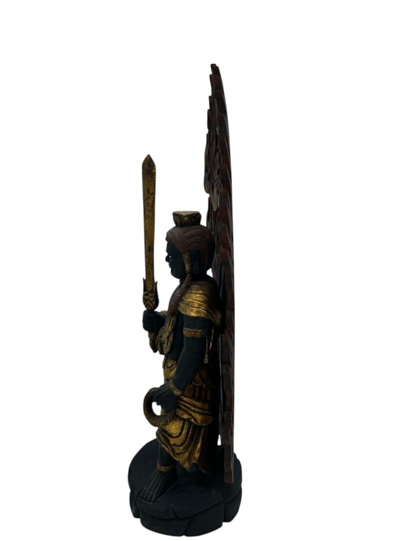 木造　不動明王像　古美術