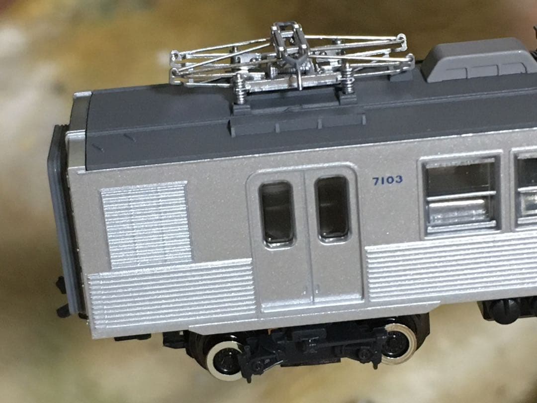 鉄道コレクション 福島交通7000系花もも 精密加工品 鉄コレ動力加工