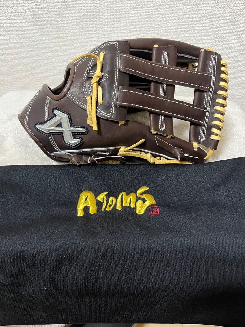 アトムズ　ATOMS　硬式　外野手用　グローブ
