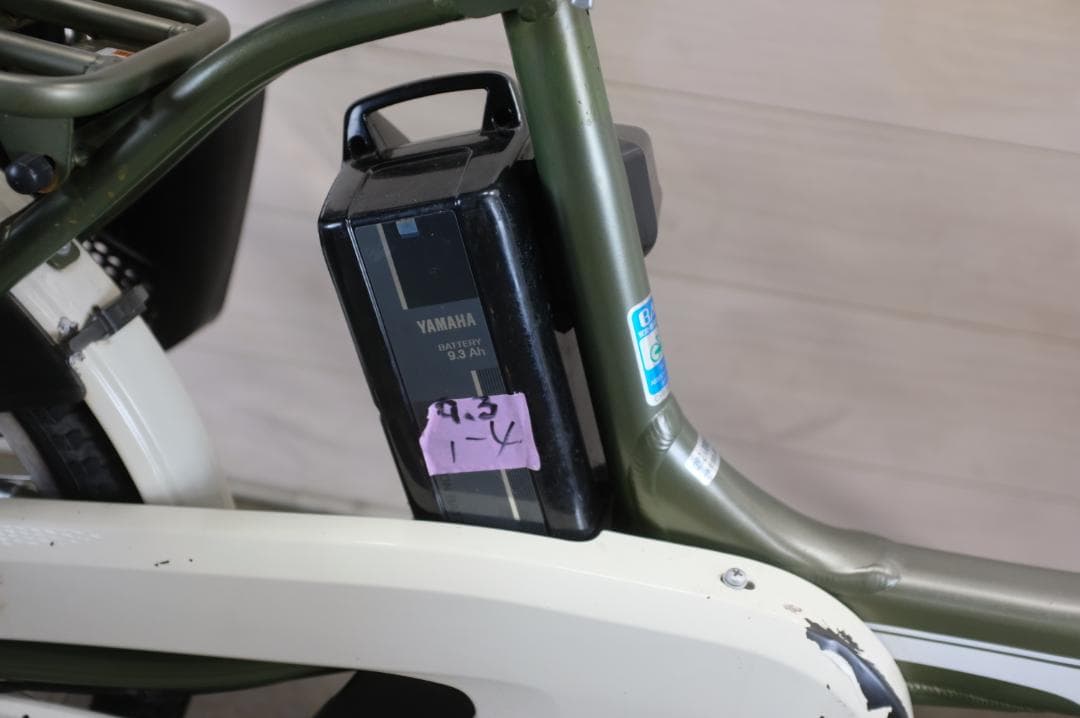 良品新基準ヤマハPAS　Babby　20インチ3段9.3Ah（4点灯）充電器あり