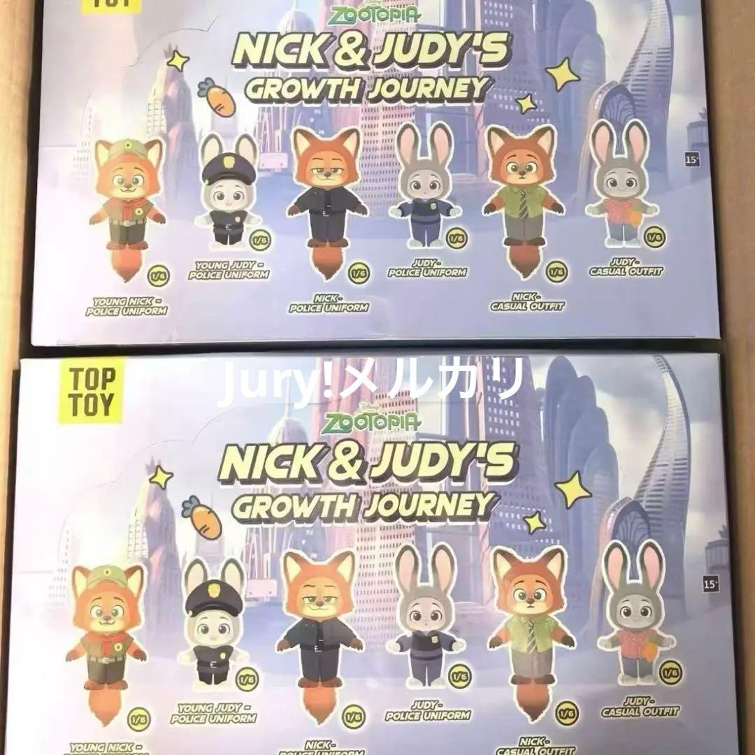 ズートピア TOPTOY 新作 グロース・ジャーニー ニック ジュディぬいぐるみ