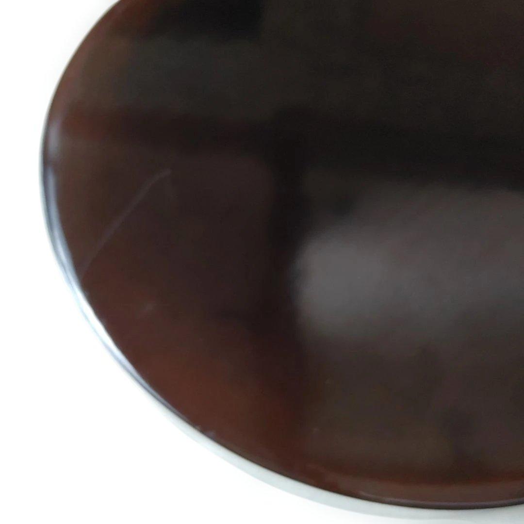 値下げ　花形盆　真塗　木製　茶道具　約29cm