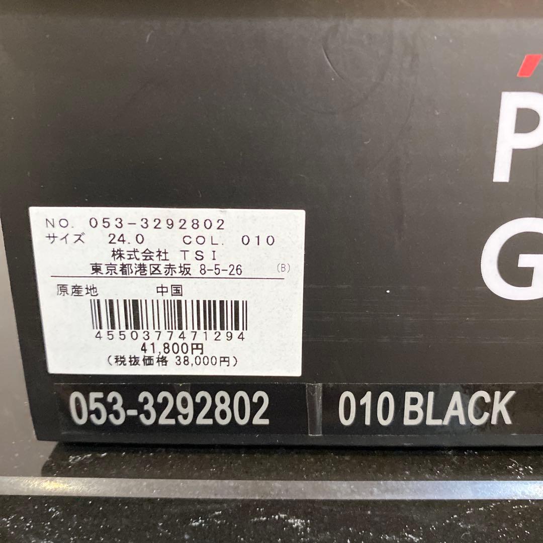 新品未使用 パーリーゲイツ スパイクレスシューズ 24cm 黒