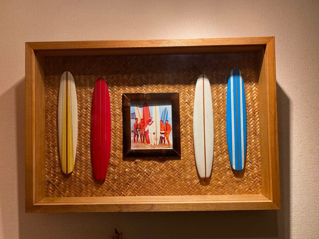 ハンドメイド　ミニチュアサーフボード