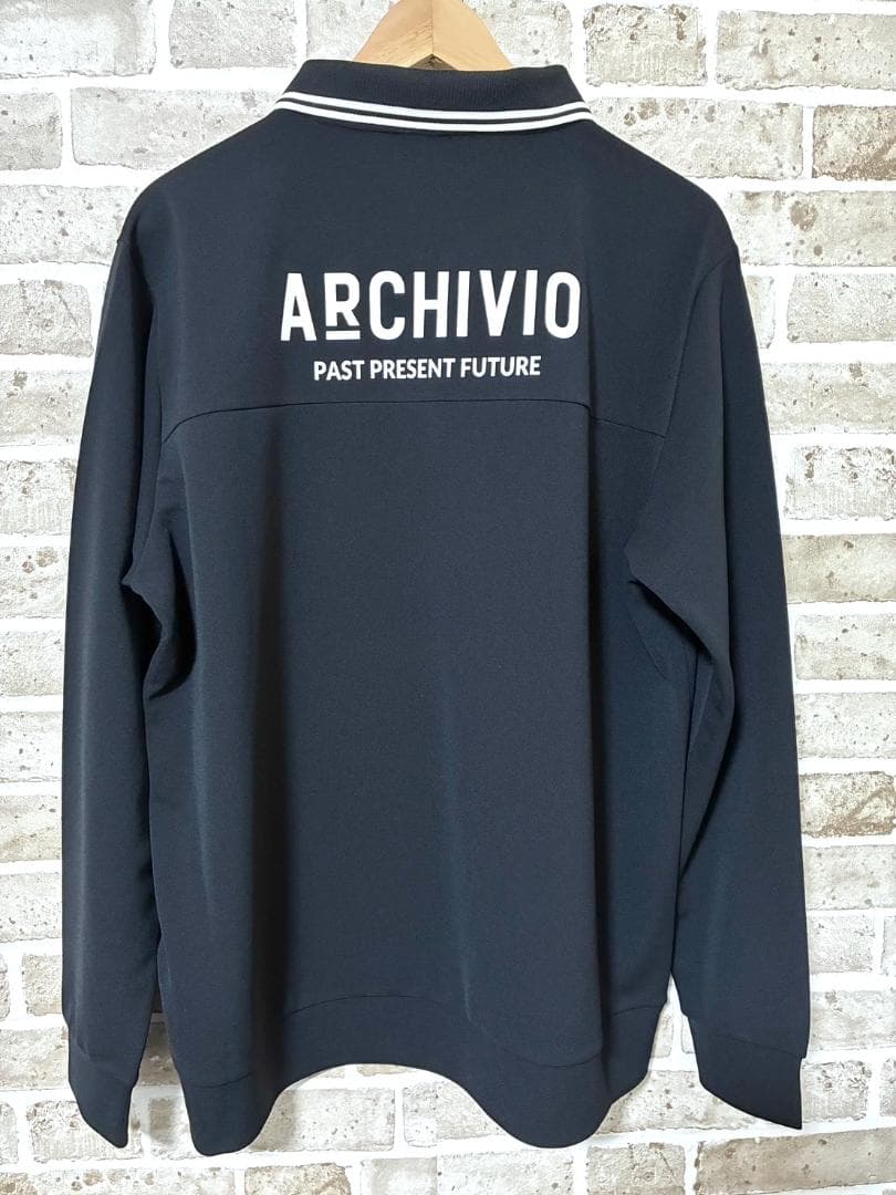 【早い者勝ち】新品 アルチビオ メンズ 長袖 ポロシャツ サイズ50 ブラック