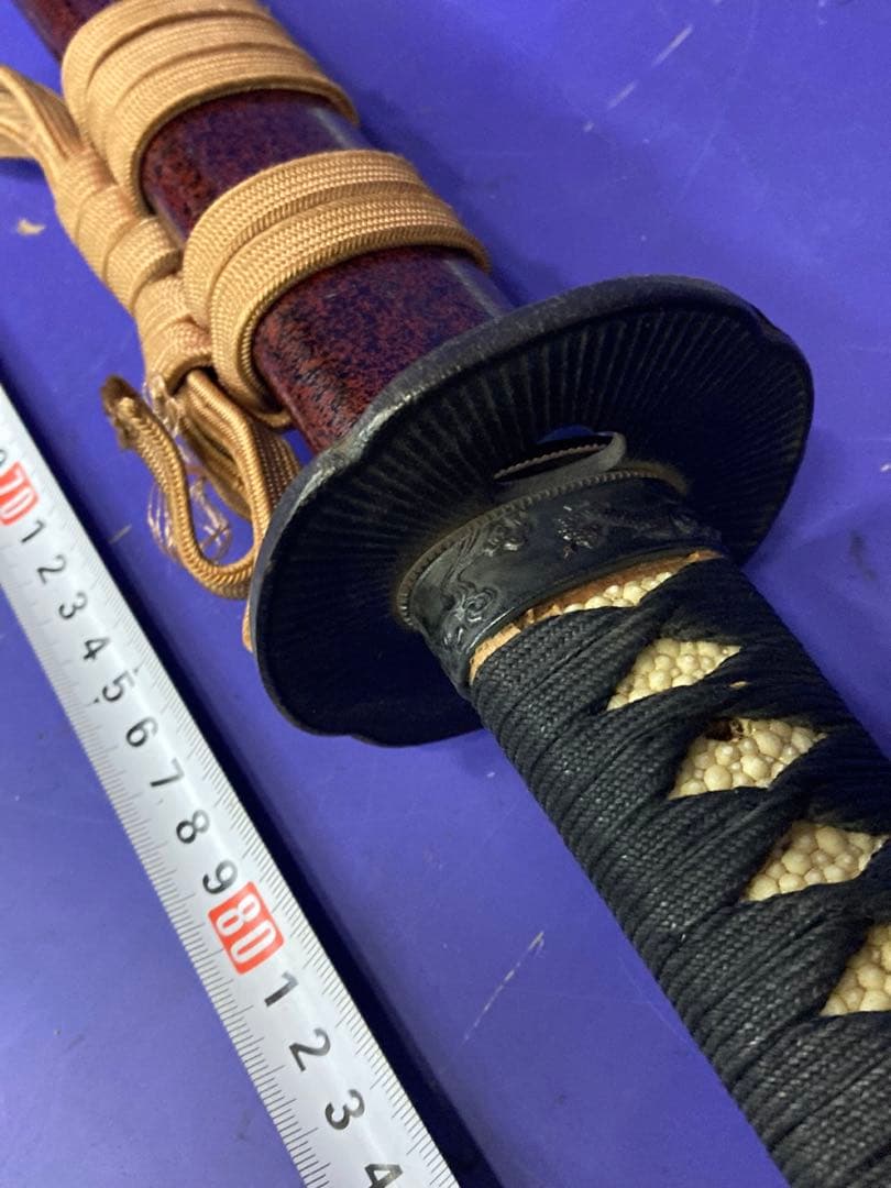 G）模造刀 日本刀 太刀 総長さ約104cm