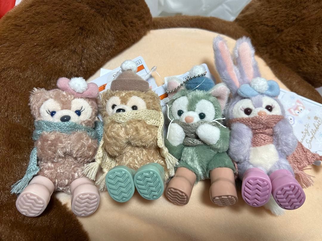 ダッフィー&フレンズ　ぬいぐるみバッチ チャーム