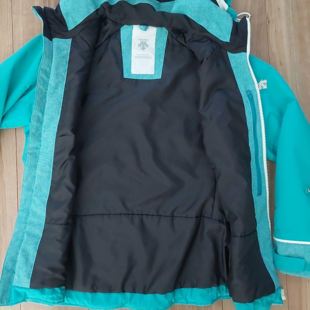 DESCENTE スキーウェア 女性用 グリーン 上下セット M