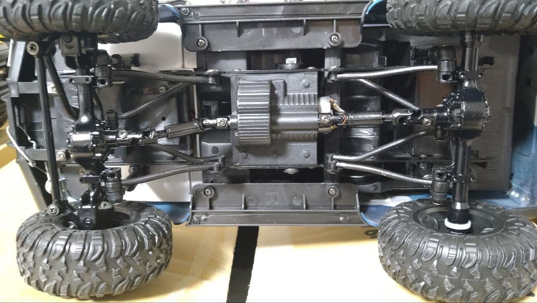 WPL C24改　C54..1 ランクル80ボディ搭載　製作車　1/16