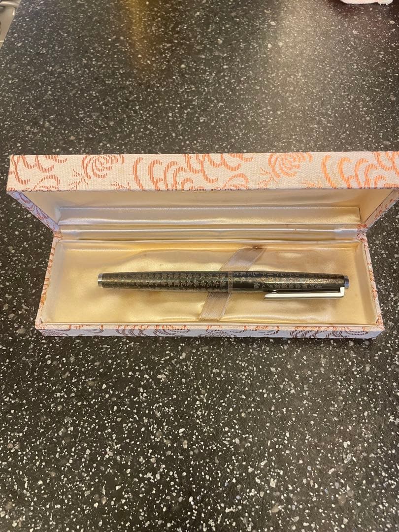 ✨新品未使用✨超希少　PILOT 般若心経　万年筆　シルバー 18K-750