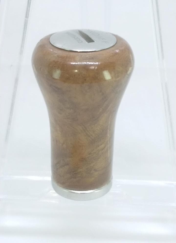 良品　シマノ　夢屋　花梨　カーディフ　ハンドルノブ　シルバー