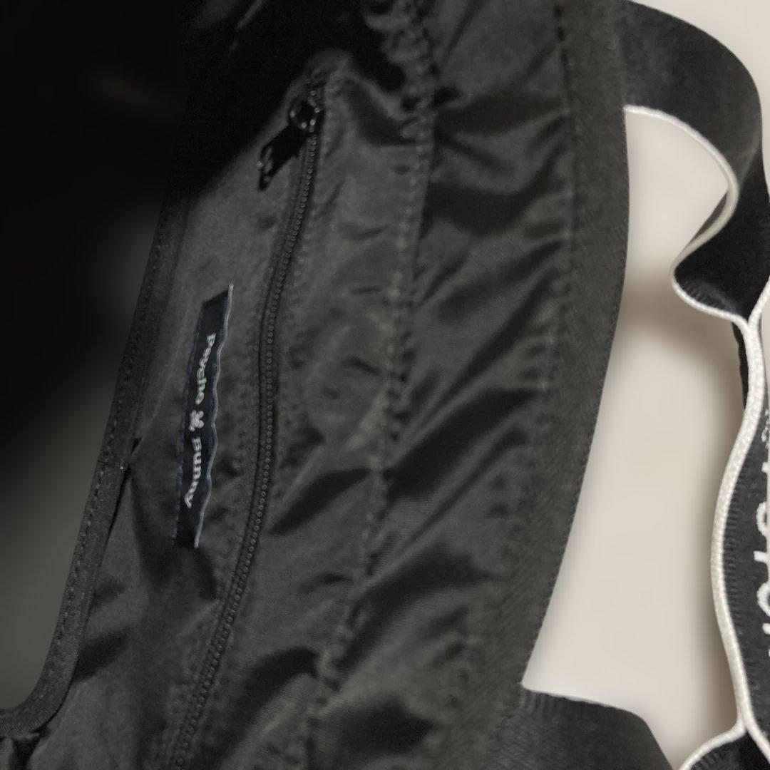 PSYCHO BUNNY ラウンドバッグ ホワイト/ブラック