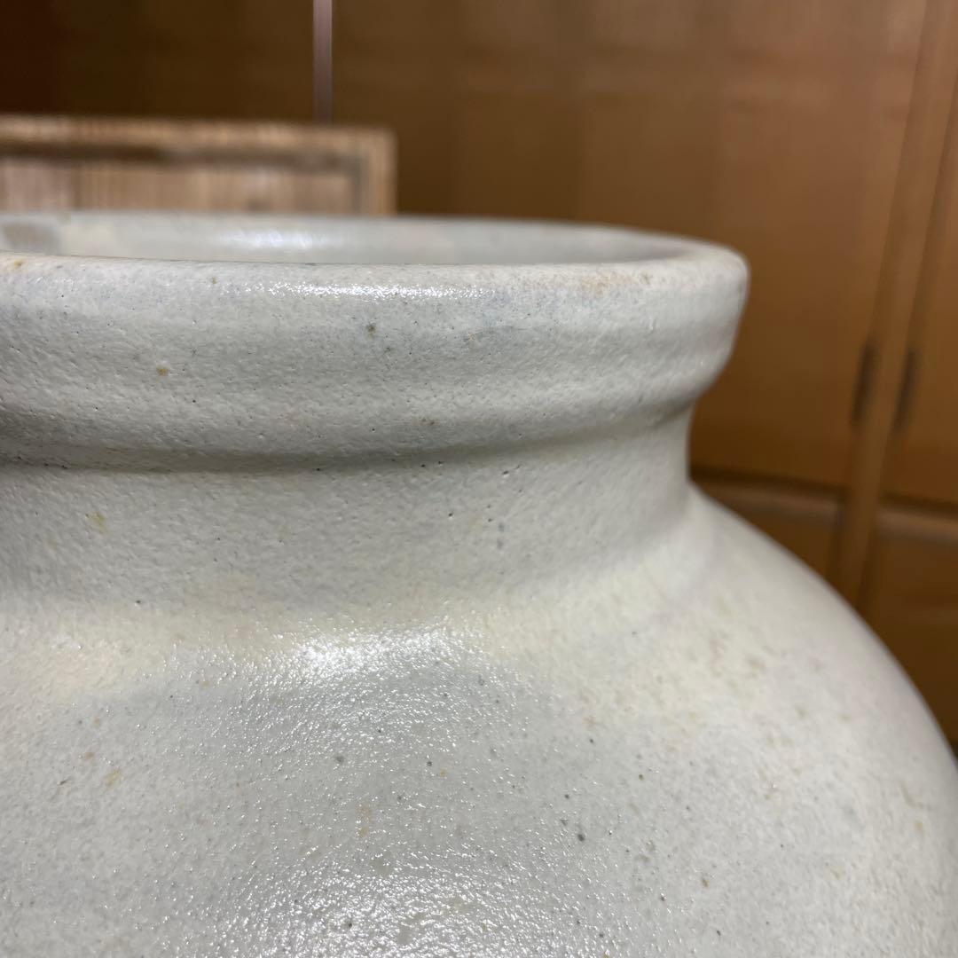 益子焼　浜田篤哉　掛合釉花瓶　共箱