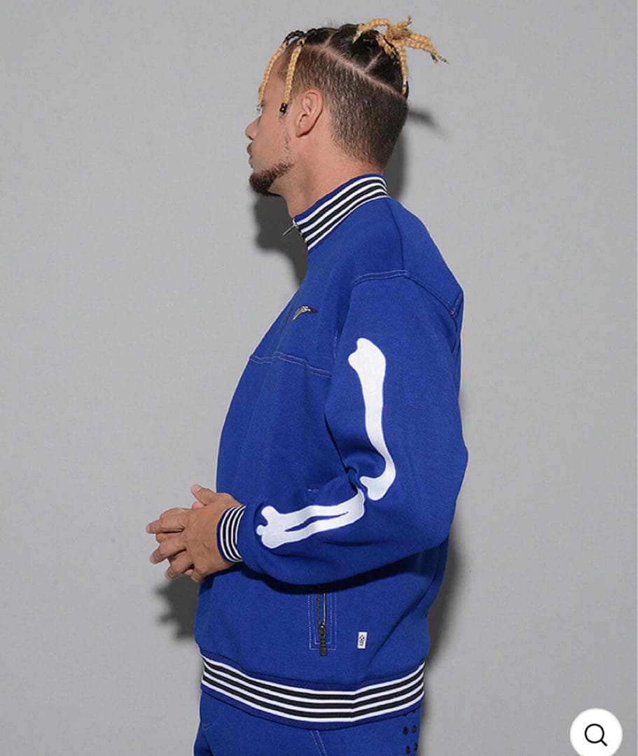 骨プリント ハーフジップセーター　ラッセルノ　スカル　サイズ5 新品タグ付き