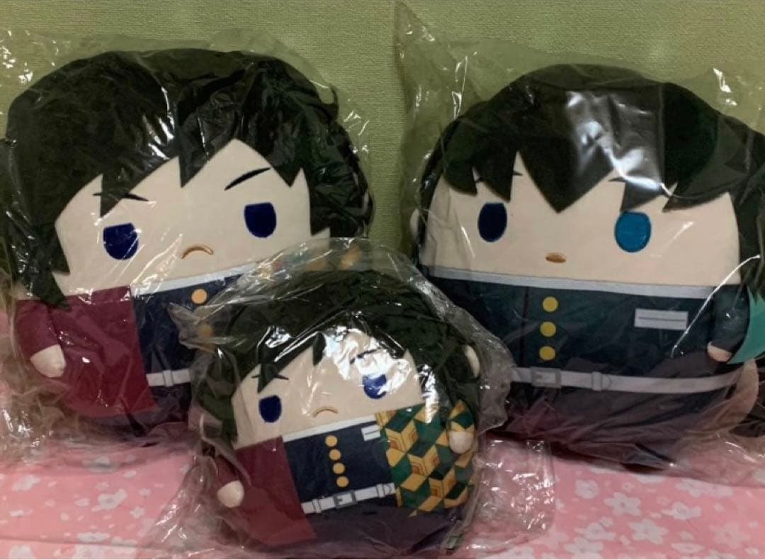 【在庫ラスト・新品未使用】鬼滅の刃 ふわコロりん 義勇& 無一郎 3個セット
