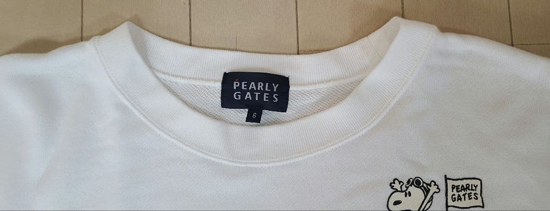 パーリーゲイツ　スヌーピー　スエット　トレーナー