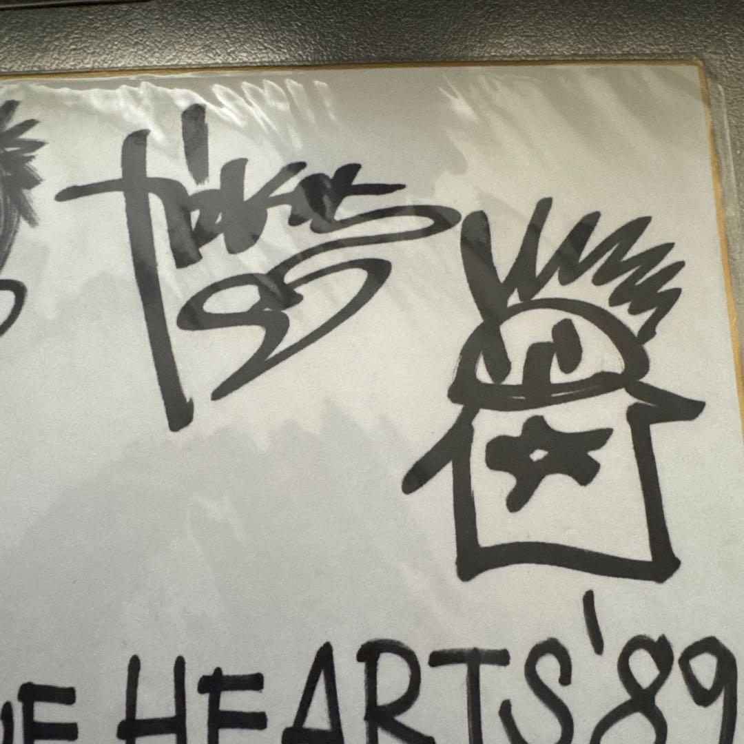 激レア　THE BLUE HEARTS サイン入りアート 1989年