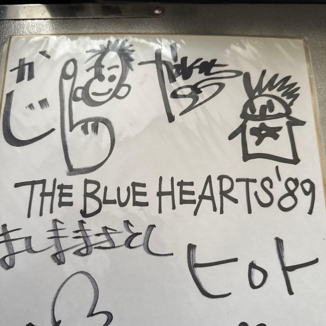 激レア　THE BLUE HEARTS サイン入りアート 1989年